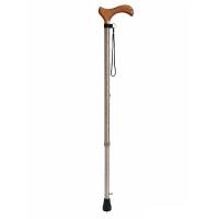 Трость телескопическая с дерев. ручкой с УПС ТР1 (01) Затвор Золотая осень (марка)