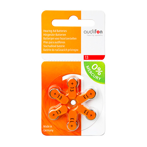 Батарейка AUDIFON тип 13