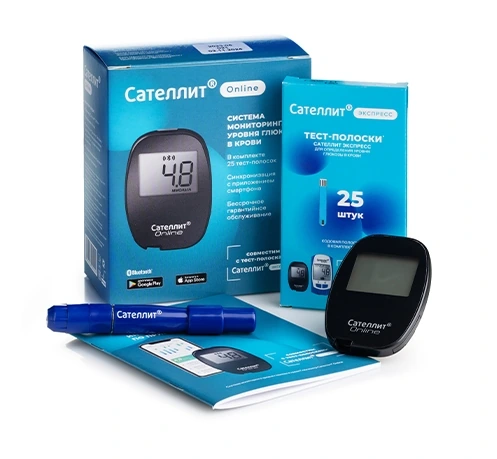 Глюкометр Сателлит ONLINE