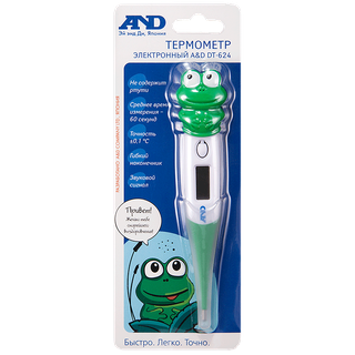 Термометр электронный DT-624 лягушка