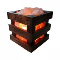 Cоляная лампа Wood 4 кг с камнями из гималайской соли