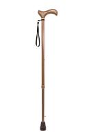 Трость телескопическая с дерев. ручкой с УПС ТР1 (01) Затвор (марка)