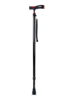 Трость опорная KJT923 складная с УПС черная (марка)