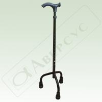 Трость металлическая регулируемая по высоте на 3-х опорах арт.22Т/3 (марка)