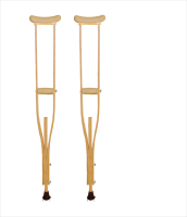 Костыли деревянные с УПС 02-КИ  подростковые (марка)
