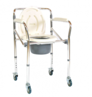 Кресло-стул с санитарным оснащением с колесами FS696