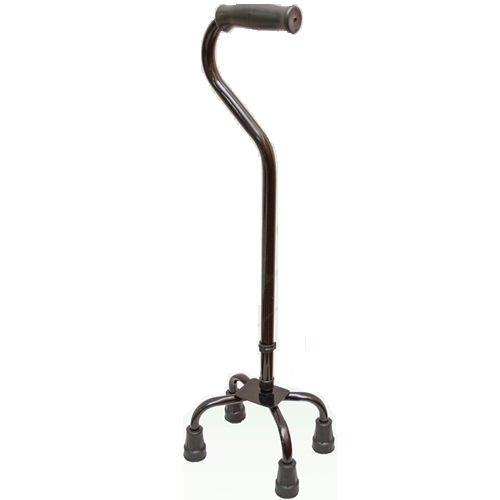 Трость металлическая регулируемая по высоте 4-х опораная на низкой платформе 22ДТ/4Н (марка)