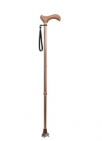 Трость телескопическая с дерев. ручкой с УПС ТР1 (01) Затвор (марка)