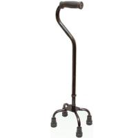 Трость металлическая регулируемая по высоте 4-х опораная на низкой платформе 22ДТ/4Н (марка)