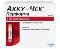 Тест полоски Акку-Чек Перформа №100