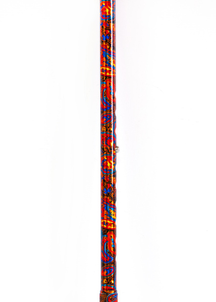 Трость телескопическая с дерев. ручкой с УПС ТР1 (01) Затвор Майская ночь