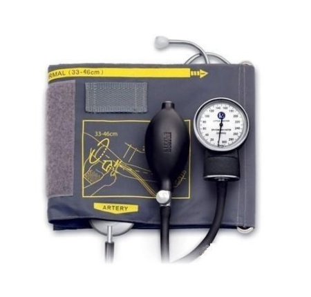 Тонометр механический LD-60 со встроенным стетоскопом и большой манжетой