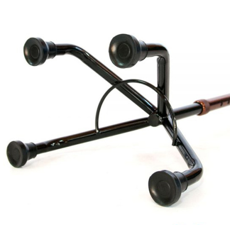 Трость четырехопорная ТР4 с высоким пирамидальным основанием (марка)