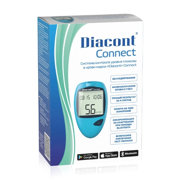 Глюкометр Диаконт с принадлежностями