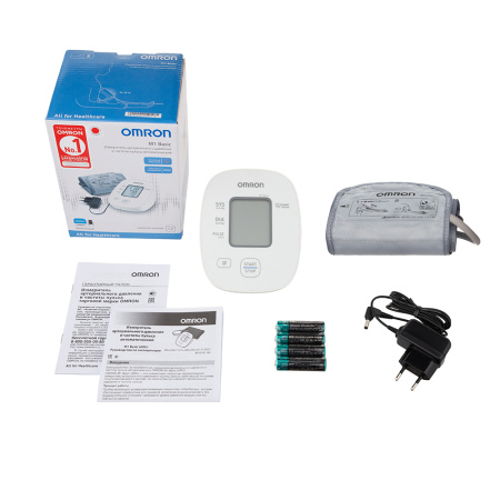 Тонометр автоматический M1 Basic OMRON (АRU) с адаптером