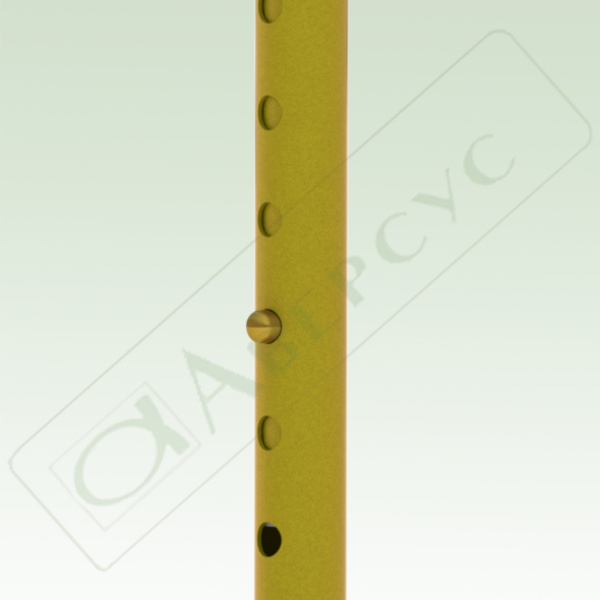 Трость металлическая регулируемая по высоте 4-х опорная на низкой платформе 22ДТ/4Н (марка)