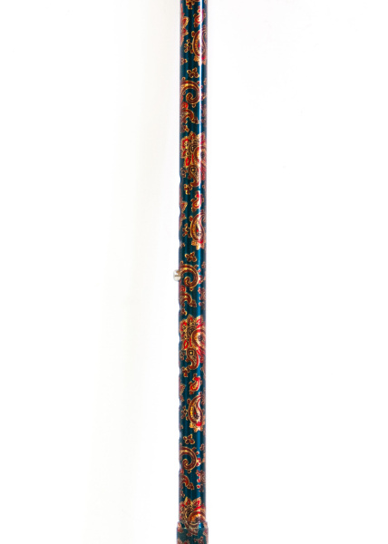 Трость телескопическая с дерев. ручкой с УПС ТР1 (01) Затвор Весенний сад (марка)