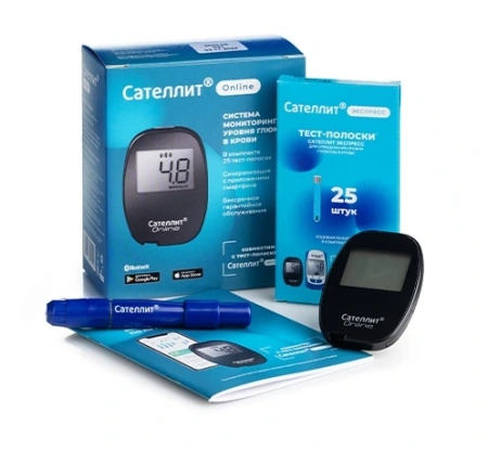 Глюкометр Сателлит ONLINE