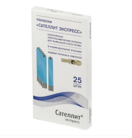 Тест полоски Сателлит Экспресс ПКГ-03 №25