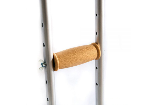 Костыли подмышечные алюминиевые подростковые КАП-02ТМ с УПС Штырь/Антилед