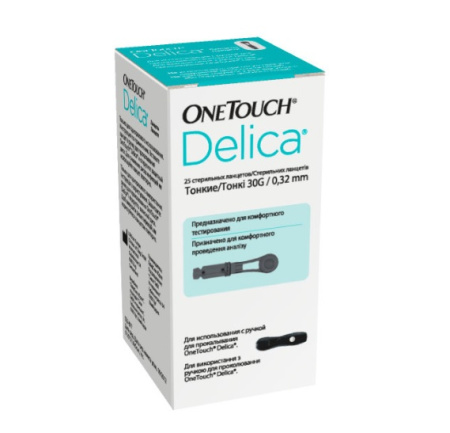 Ланцеты ONE TOUCH DELICA №25