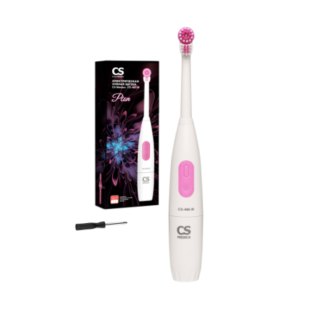 Щетка зубная электрическая СS Medica  CS-466 W белая