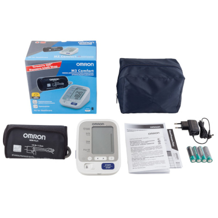 Тонометр автоматический M3 Comfort HEM-7134-ALRU адаптер