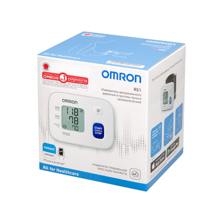 Тонометр автоматический  OMRON RS1 (HEM-6120-RU)