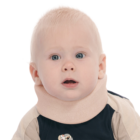 Бандаж для легкой фиксации шейного отдела позвоночника детей грудничкового  возраста ТВ-001 Тривес