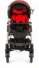 Кресло-коляска для детей-инвалидов JUNIOR PLUS Р.2 литые колёса черно-красный (марка)