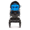 Кресло-коляска для детей-инвалидов JUNIOR PLUS Р.3 литые колёса черно-синий (марка)