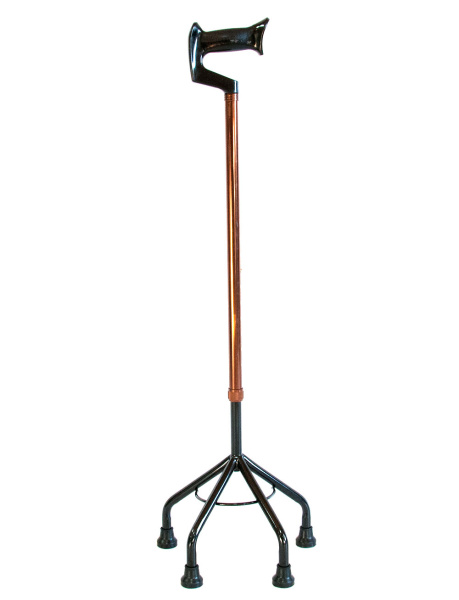 Трость четырехопорная ТР4 с высоким пирамидальным основанием (марка)