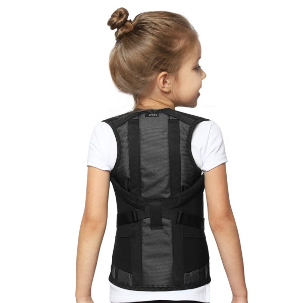 Корсет ортопедический грудопоясничный Е-504 №3 Р1 черный