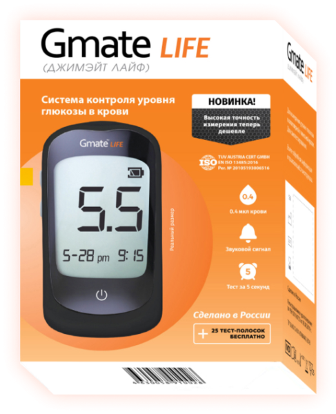 Глюкометр Gmate Life