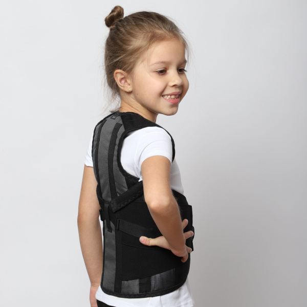 Корсет ортопедический грудопоясничный Е-504 №3 Р1 черный