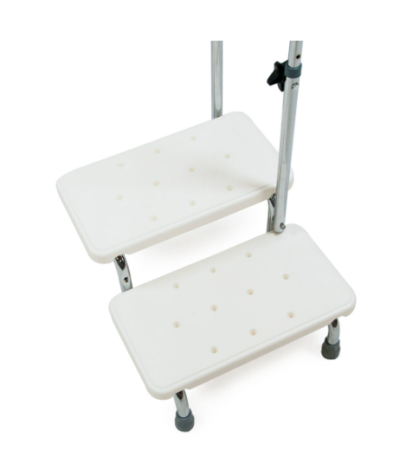 Лесенка для ванной комнаты с поручнем KJT567