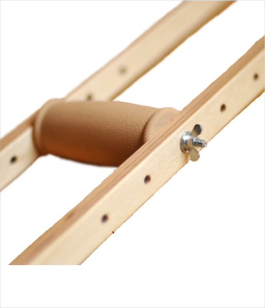 Костыли деревянные с УПС 02-КИ  подростковые (марка)