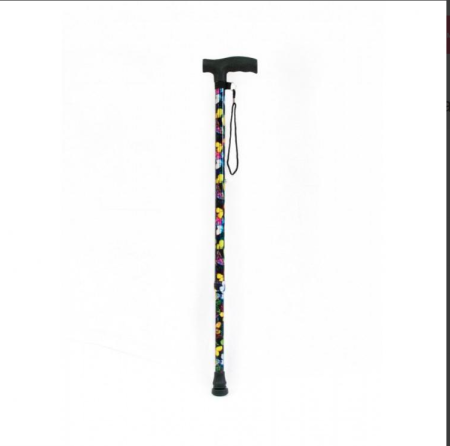 Трость телескопическая с прямой пластм. ручкой ТР1 с УПС Затвор Бабочки