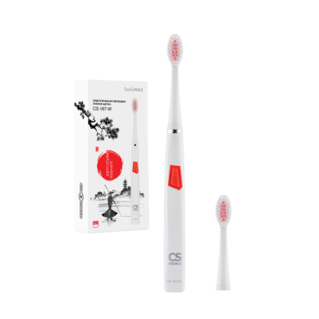 Щетка зубная электрическая звуковая СS Medica SonicMax CS-167-W